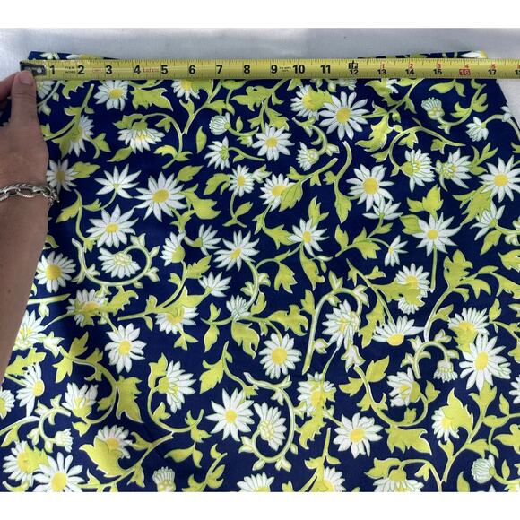 Key West women's sz 14 Cotton Skirt Daisy Floral Print Preppy Classic Summer - Picture 7 of 9